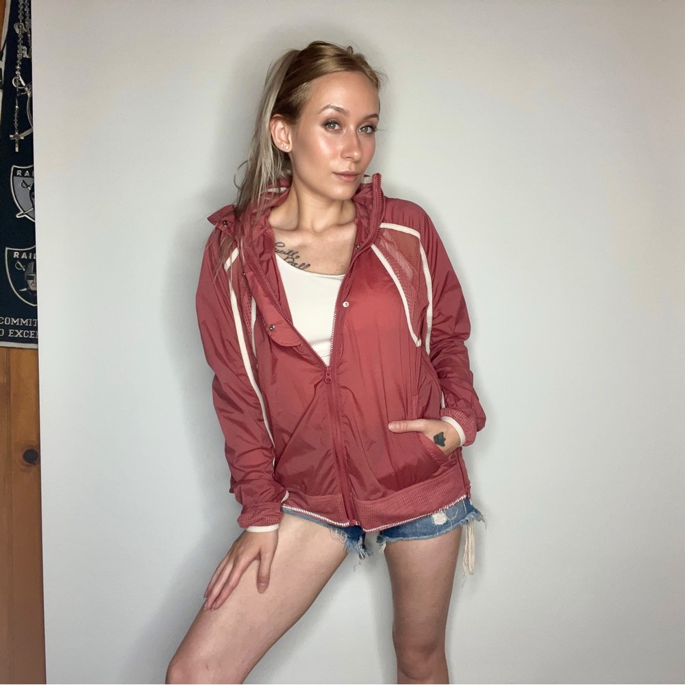 Free People Mauve Windbreaker